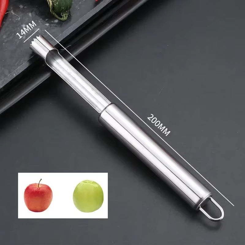 Stainless Steel Fruit Corer Apple Seed Remover Home Vegetable Tool for Red Dates Pear Hawthorn Cool Gadgets Kitchen Accessories