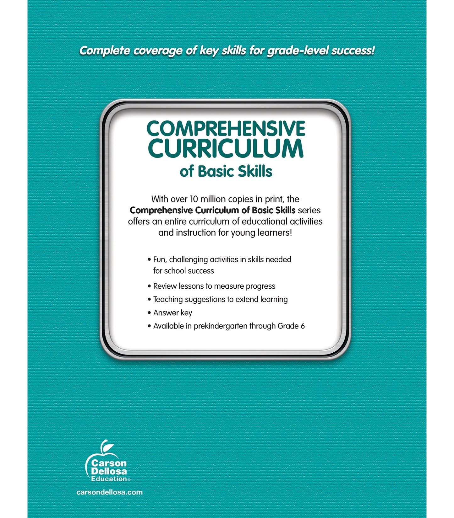 Thinking Kids Comprehensive Curriculum of Basic Skills Workbook (544) Grade 1