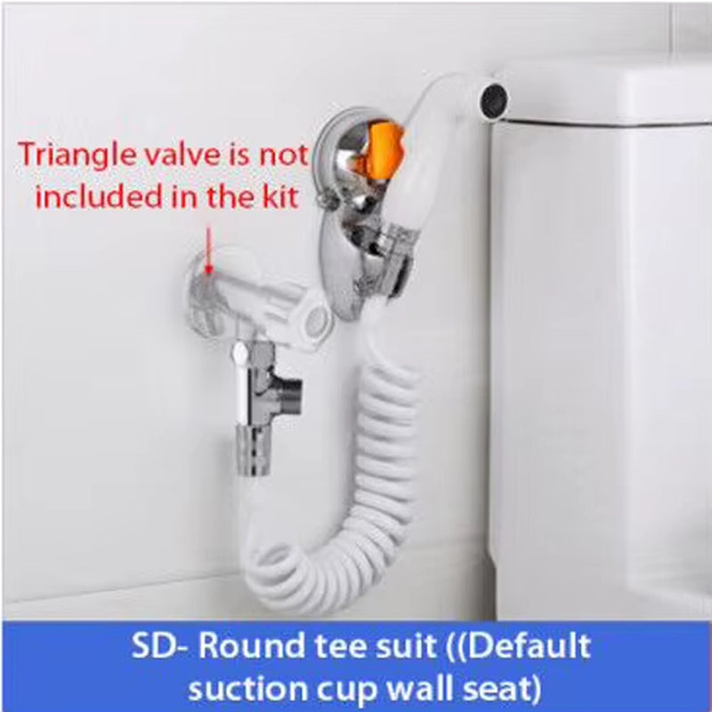 Handheld Toilet Bidet Sprayer Set Kit Hand Bidet Faucet for Bathroom Hand Sprayer Shower Head Self Cleaning