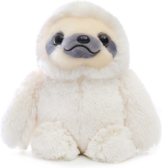 Cute Sloth Stuffed Animal Toy,Small Plush Sloth Tedy Bear Stuffed Animal Toys for Kids Birthday Gift Baby Doll (Ivory,15.7 Inches)