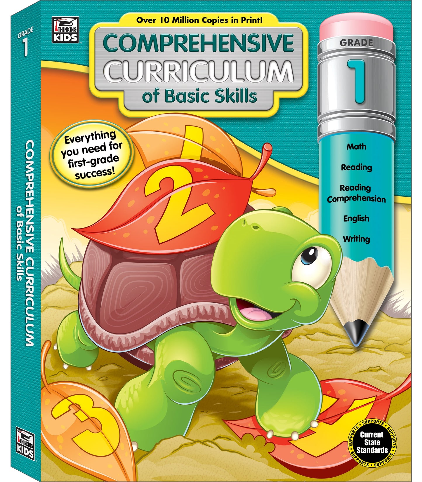 Thinking Kids Comprehensive Curriculum of Basic Skills Workbook (544) Grade 1