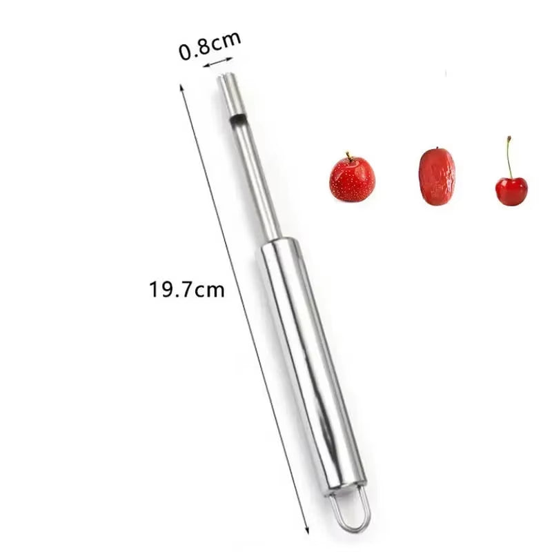 Stainless Steel Fruit Corer Apple Seed Remover Home Vegetable Tool for Red Dates Pear Hawthorn Cool Gadgets Kitchen Accessories