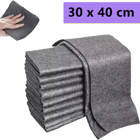 3/5/10 Pcs Thickened Magic Cleaning Cloth Magic Streak Free Microfiber Cloth Reusable Glass Cleaning Rag for Kitchens Glass Cars