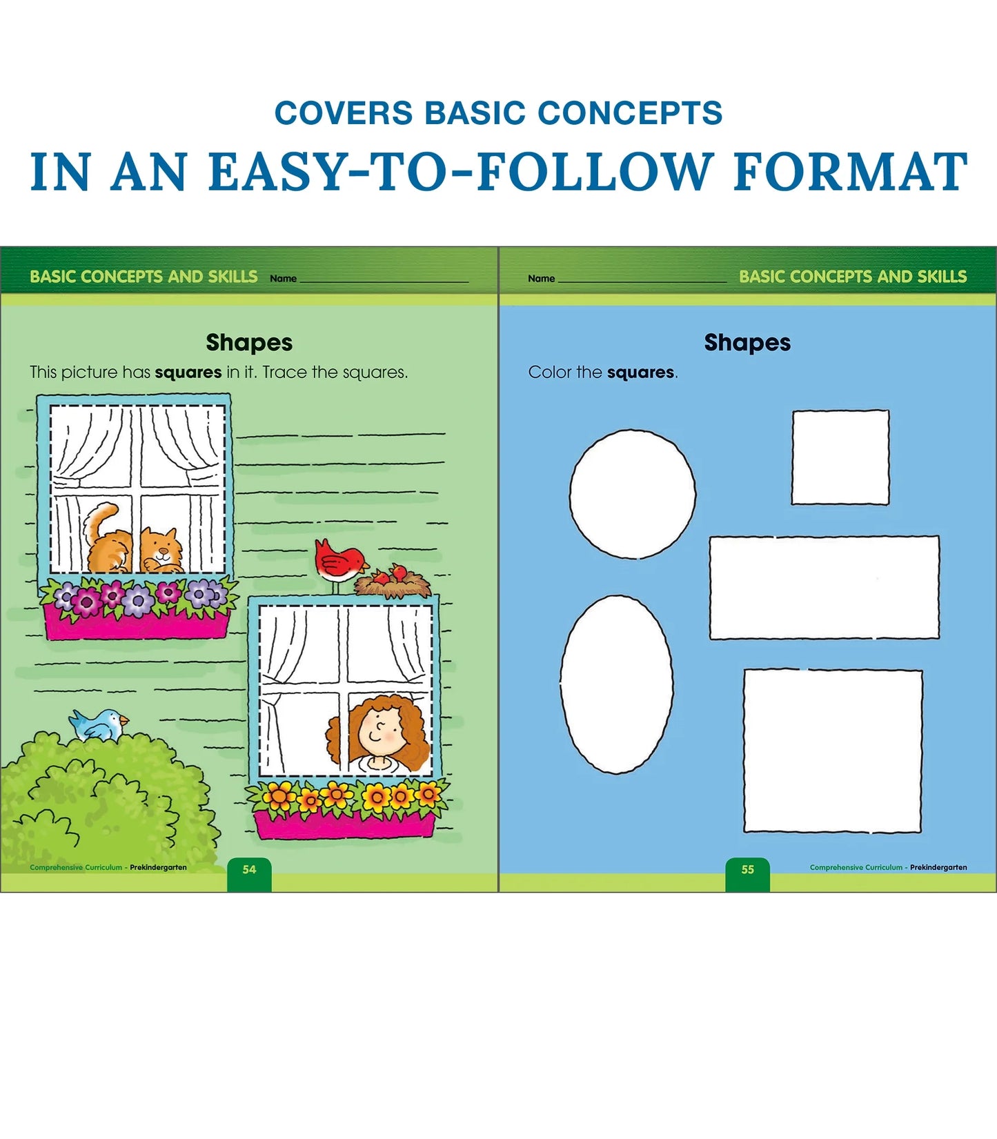 Thinking Kids Comprehensive Curriculum of Basic Skills Workbook (544) Grade PK-K